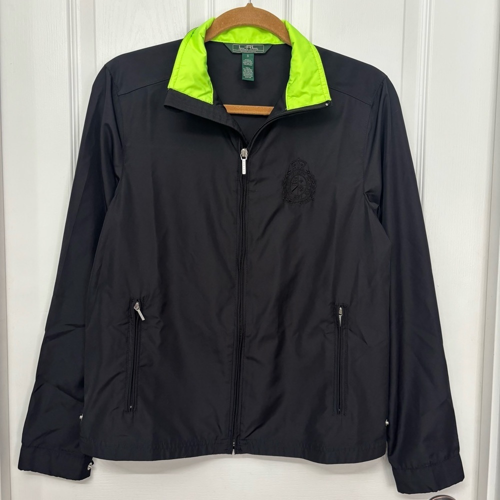 Black Lightweight Zip Jacket | Lauren Ralph Lauren Active Size S